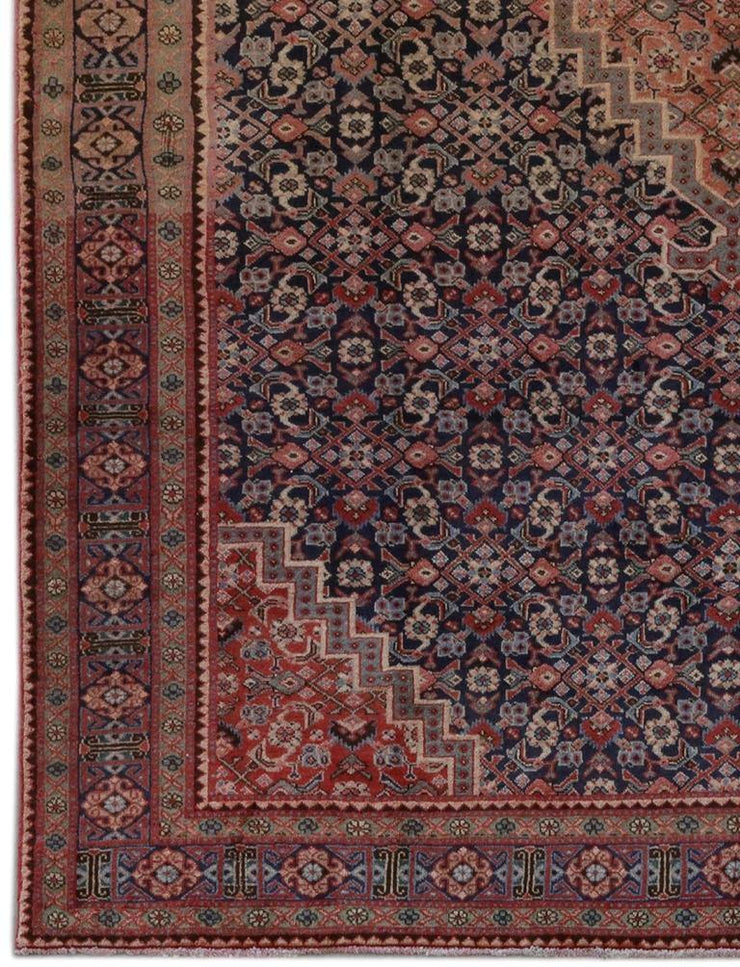 7x11 Authentic Hand-knotted Persian Ardebil Rug - Iran - bestrugplace