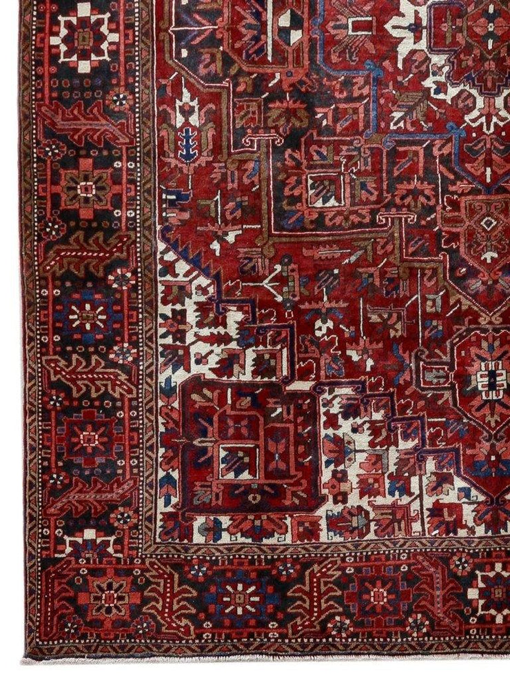 10x13 Authentic Hand-knotted Persian Heriz Rug - Iran - bestrugplace