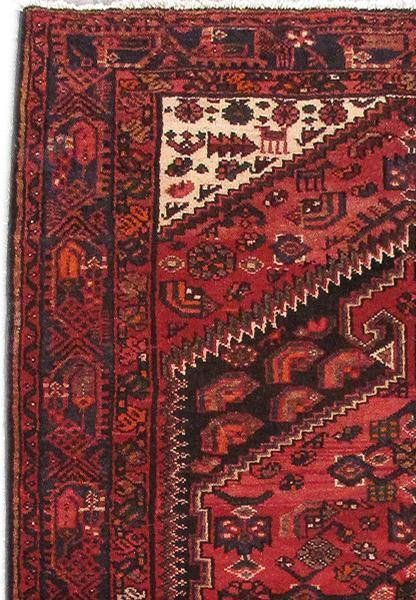 Luxurious 4x7 Authentic Hand-knotted Persian Hamadan Rug - Iran - bestrugplace