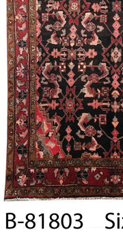 5x9 Authentic Hand-knotted Persian Hamadan Rug - Iran - bestrugplace