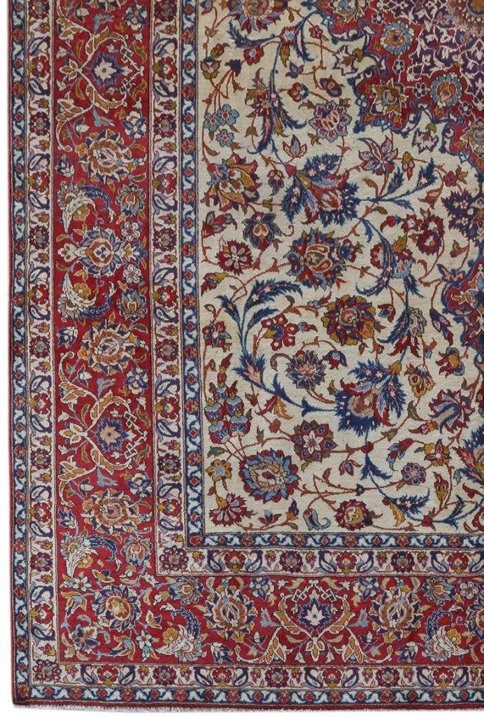 10x15 Authentic Hand-knotted Persian Signed Isfahan Rug - Iran - bestrugplace