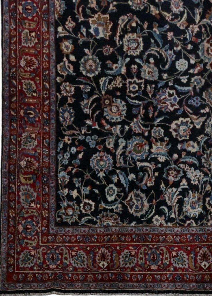 10x13 Authentic Hand-knotted Persian Signed Kashmar Rug - Iran - bestrugplace