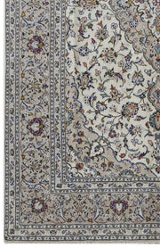 7x10 Authentic Hand-knotted Persian Signed Kashan Rug - Iran - bestrugplace