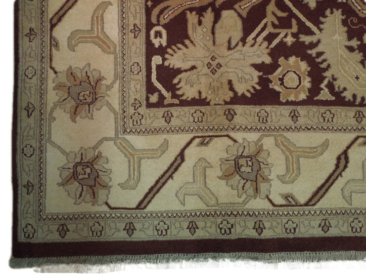 11' x 14' Walnut Brown Agra Rug