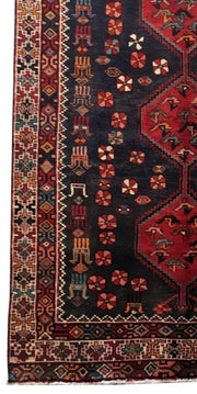 5x10 Authentic Hand-knotted Persian Hamadan Rug - Iran - bestrugplace