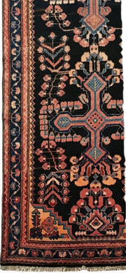 4x10 Authentic Hand-knotted Persian Hamadan Rug - Iran - bestrugplace