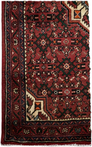 4' x 5'  Persian Hamadan Tribal Rug