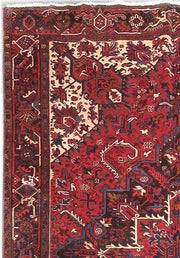 Luxurious 9x12 Authentic Hand-knotted Persian Heriz Rug - Iran - bestrugplace