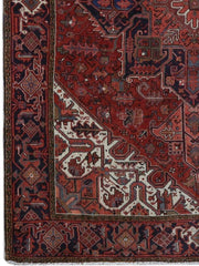 9x11 Authentic Hand-knotted Persian Heriz Rug - Iran - bestrugplace