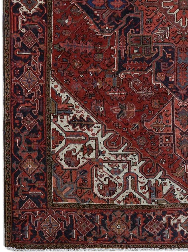 9x11 Authentic Hand-knotted Persian Heriz Rug - Iran - bestrugplace