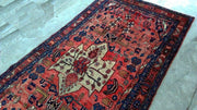 4x8 Authentic Hand Knotted Persian Hamadan Rug - Iran - bestrugplace