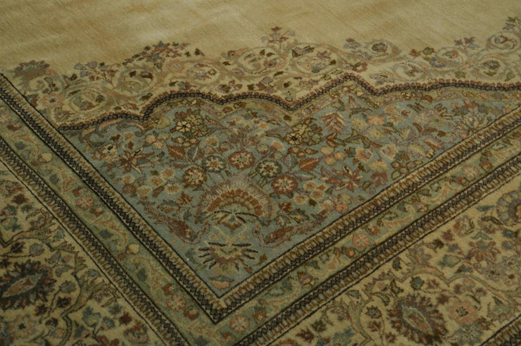 9x17 Authentic Hand-knotted Semi-Antique Persian Kerman - Rug - bestrugplace