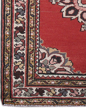 2' x 3' Red Persian Hamadan Rug