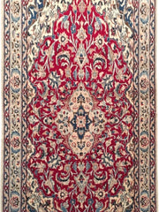 3x4 Authentic Hand-knotted Persian Wool&Silk Nain Rug - Iran - bestrugplace