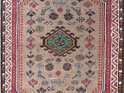 2' x 4' Brown Beige Persian Shiraz Rug