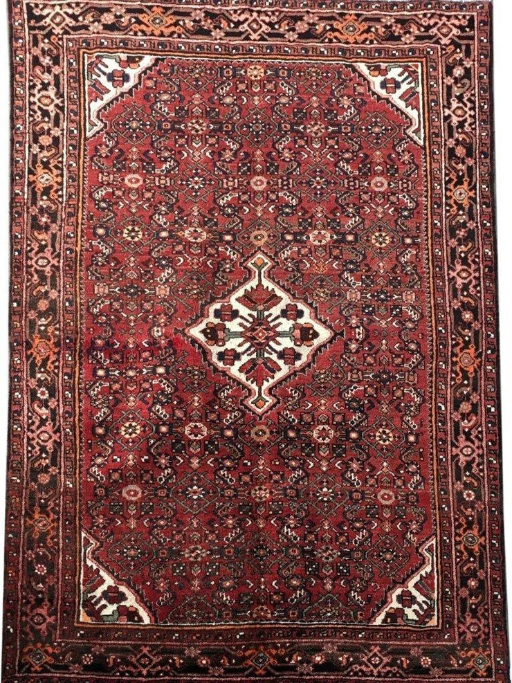 5x7 Authentic Hand-knotted Persian Hamadan Rug - Iran - bestrugplace