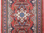 3' x 4' Orange Persian Hamadan Rug