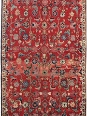 4x10 Authentic Hand-knotted Persian Mahalat Rug - Iran - bestrugplace