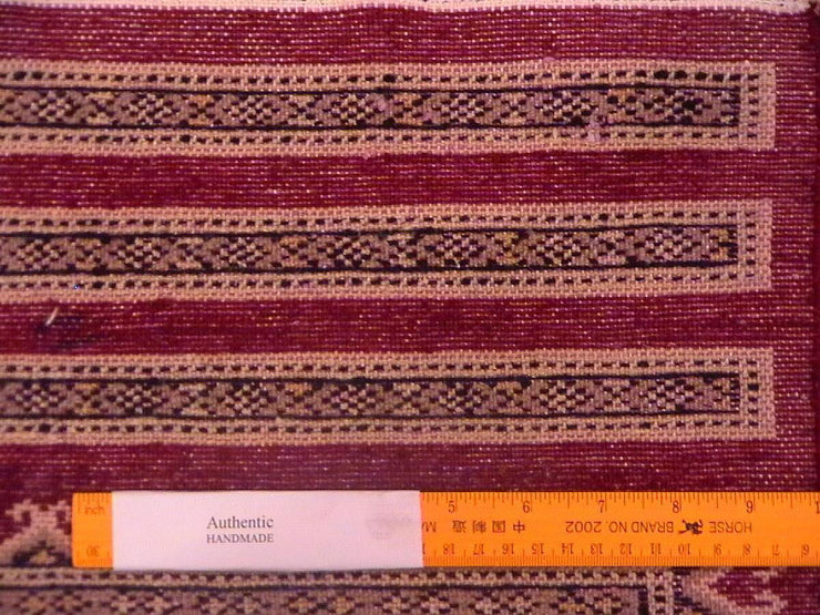 2x10 Handmade Wool & Silk Jaldar Bokhara Runer - Pakistan - bestrugplace