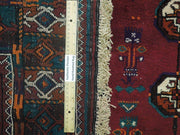 Luxurious 4x9 Authentic Handmade Bokhara Tribal Persian Runner - Iran - bestrugplace