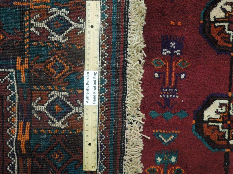 Luxurious 4x9 Authentic Handmade Bokhara Tribal Persian Runner - Iran - bestrugplace