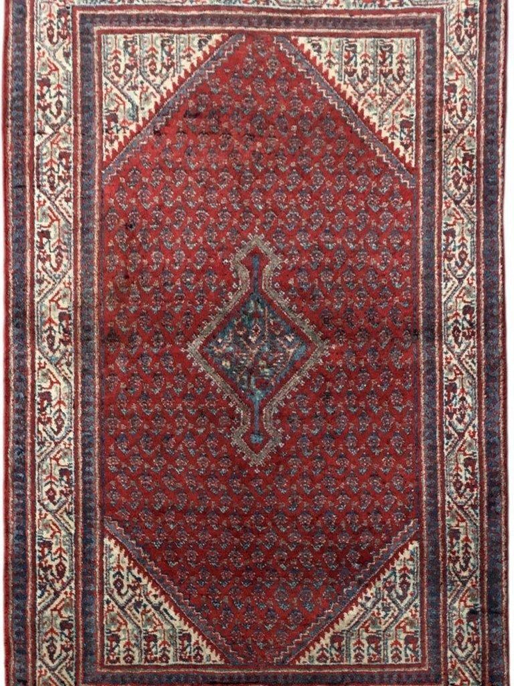 3x5 Authentic Hand-knotted Persian Hamadan Rug - Iran - bestrugplace