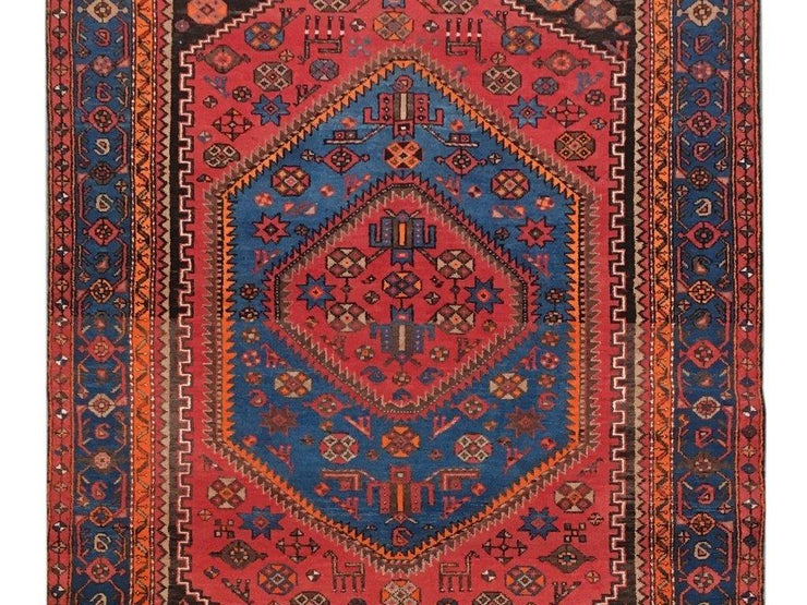 5x8 Authentic Hand-knotted Persian Zanjan Rug - Iran - bestrugplace