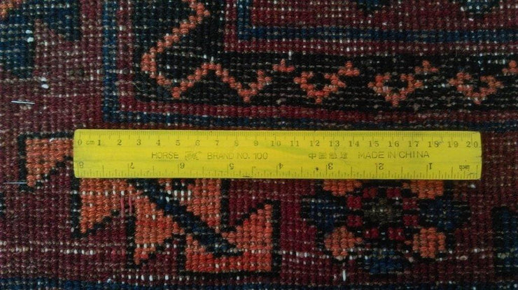 4x10 Authentic Hand Knotted Persian Hamadan Rug - Iran - bestrugplace