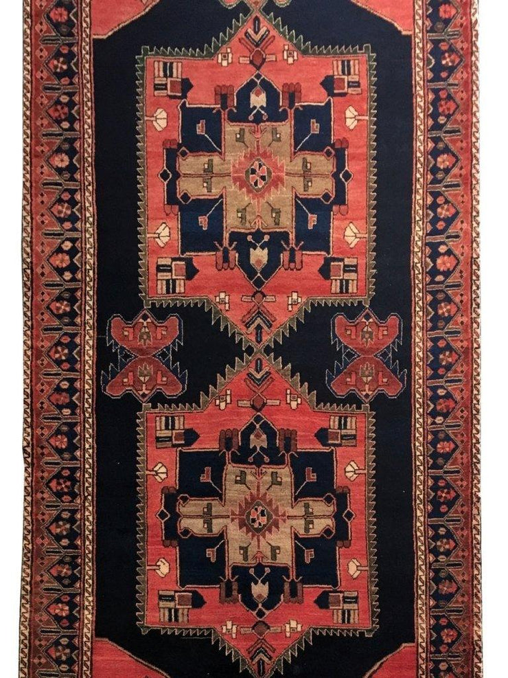 5x11 Authentic Hand-knotted Persian Hamadan Rug - Iran - bestrugplace