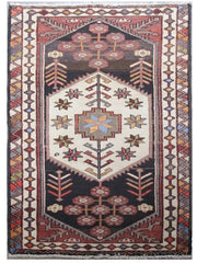 6x5 Authentic Hand-knotted Persian Hamadan Rug - Iran - bestrugplace