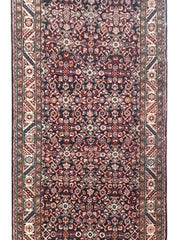 4x12 Authentic Hand-knotted Persian Hamadan Rug - Iran - bestrugplace