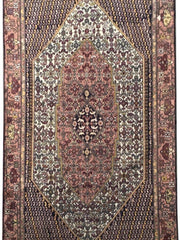 4x7 Authentic Hand-knotted Persian Hamadan Rug - Iran - bestrugplace