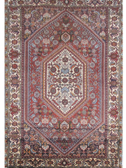 3' x 4' Red Persian Zanjan Rug