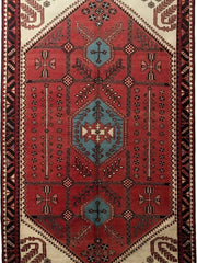 5x9 Authentic Hand-knotted Persian Hamadan Rug - Iran - bestrugplace