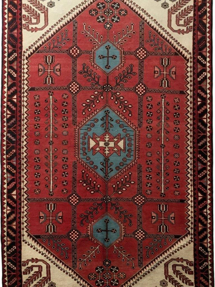 5x9 Authentic Hand-knotted Persian Hamadan Rug - Iran - bestrugplace