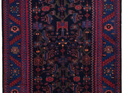 4x5 Authentic Hand-knotted Persian Hamadan Rug - Iran - bestrugplace