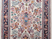 2' x 4' Ivory Persian Malayer Rug