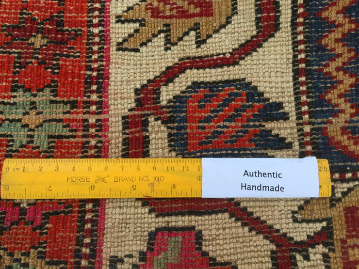 3' x 10' Red Persian Ardebil Rug