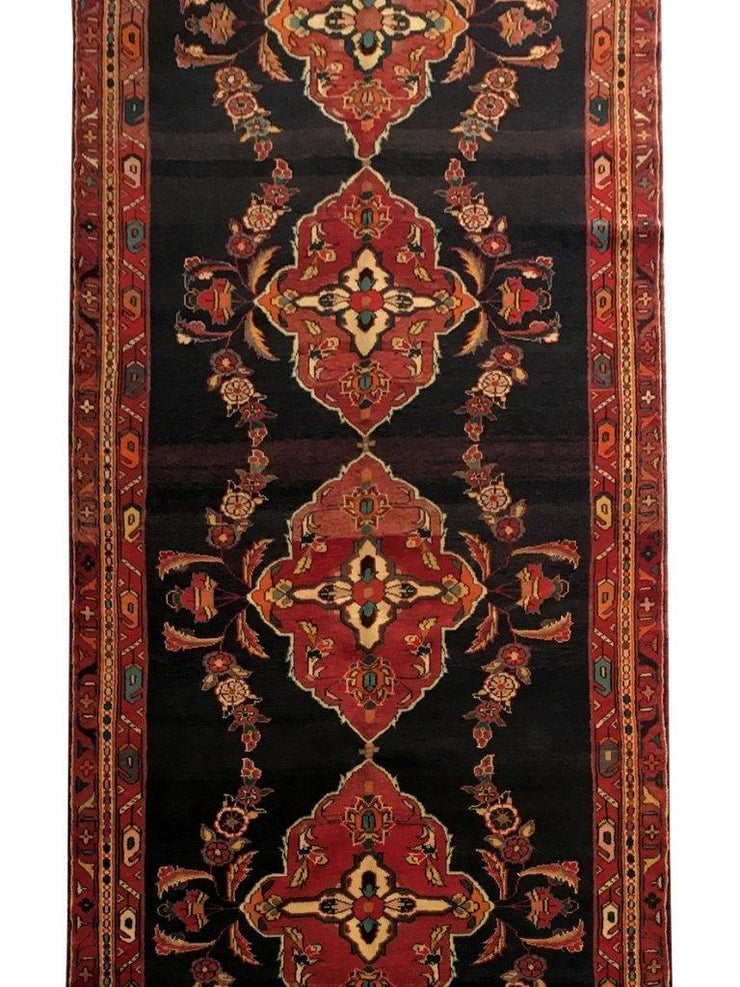 5x13 Authentic Hand-knotted Persian Hamadan Rug - Iran - bestrugplace