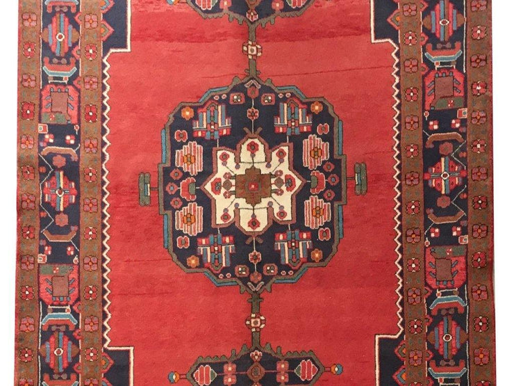 6x11 Authentic Hand-knotted Persian Hamadan Rug - Iran - bestrugplace