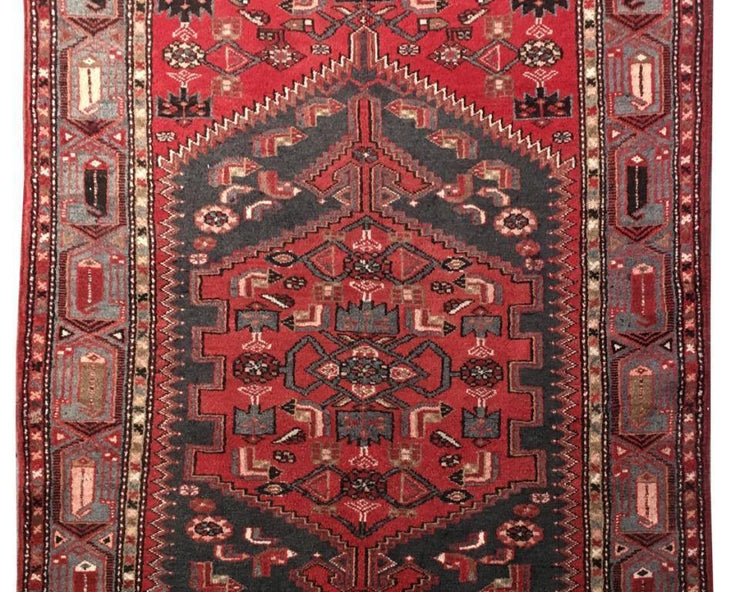 4x5 Authentic Hand-knotted Persian Zanjan Rug - Iran - bestrugplace