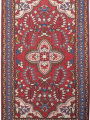 3' x 4' Red Persian Hamadan Rug