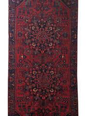 5x13 Authentic Hand-knotted Persian Hamadan Rug - Iran - bestrugplace