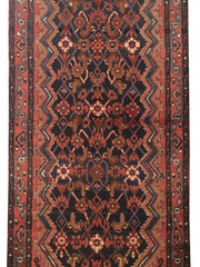 4x11 Authentic Hand-knotted Persian Hamadan Rug - Iran - bestrugplace