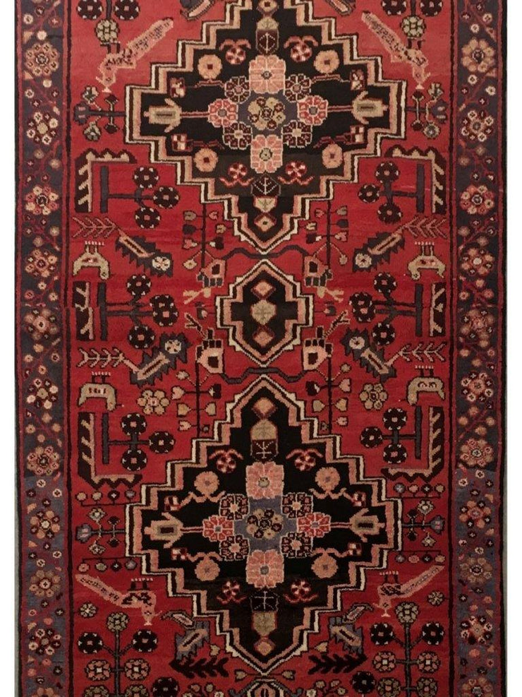 4x8 Authentic Hand-knotted Persian Hamadan Rug - Iran - bestrugplace