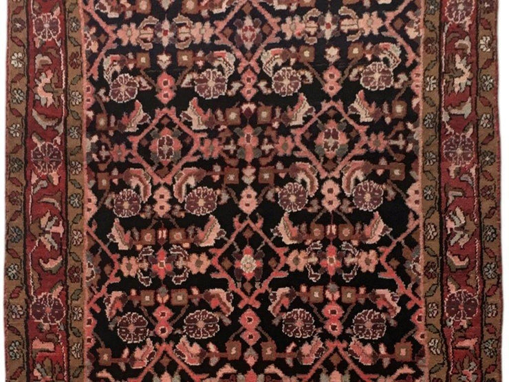 4x11 Authentic Hand-knotted Persian Hamadan Rug - Iran - bestrugplace