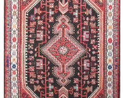 3' x 4' Brown Persian Hamadan Rug