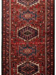 3x11 Authentic Hand-knotted Persian Karaja Rug - Iran - bestrugplace