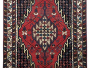 5x7 Authentic Hand-knotted Persian Hamadan Rug - Iran - bestrugplace