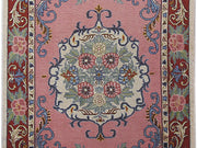 2' x 3' Salmon Color Persian Kashan Rug